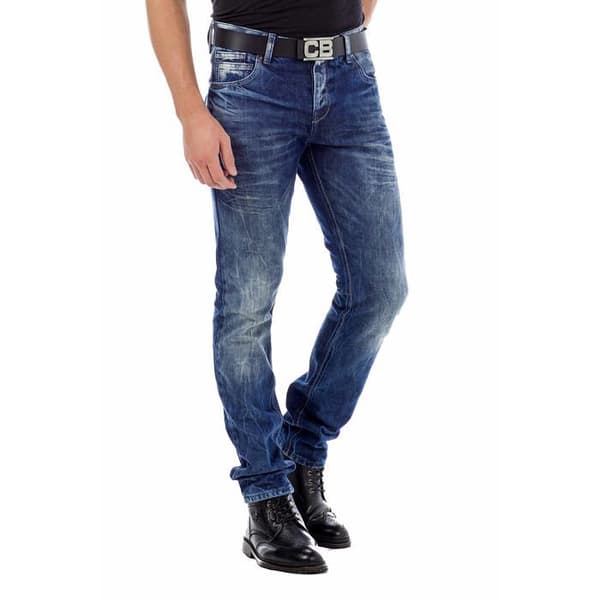 Jeans Cipo - baxx Jeans för män Rakt skärning Blå