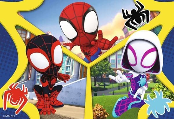 2x24 bitars pussel Spidey & company - 4 år och uppåt Ravensburger