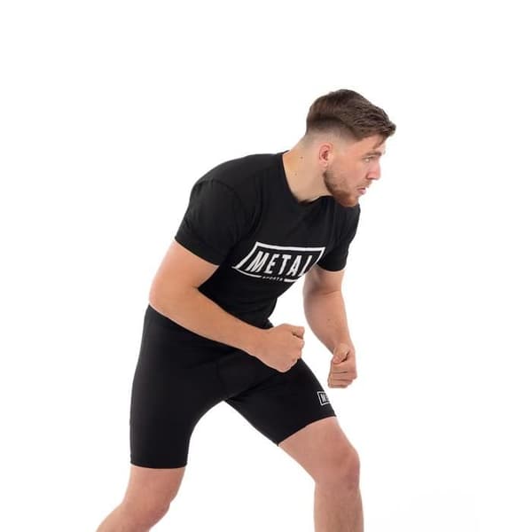 Kompresionsshorts Metal Boxe - svart