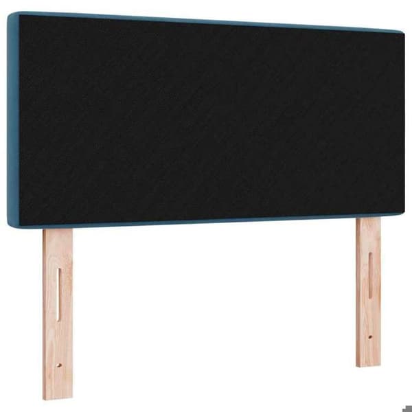 vidaXL Huvudgavel Mörkblå 100 cm Sammet 42007085