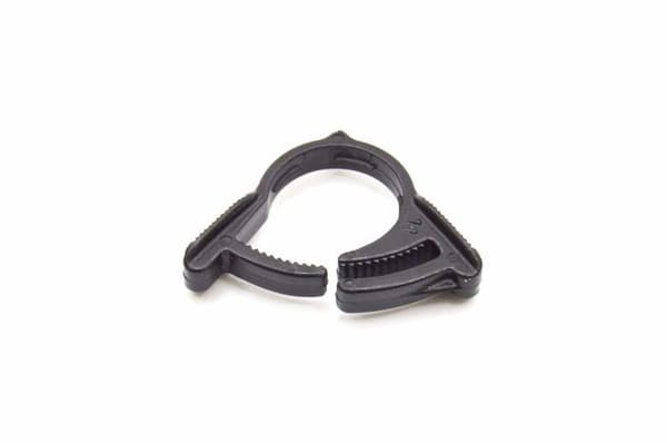 Krage - fläns - fixering M-m's - 544583 - S-M Set om 10 Säkerhetsklämmor för 16 mm rör Svart