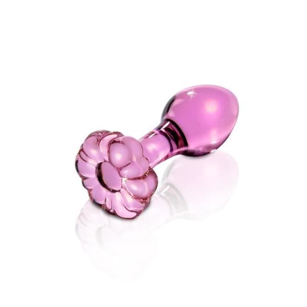 Plug Anal - Pipedream - Icicle N° 48 - Glas - Rosa - 6,5 x 3 cm