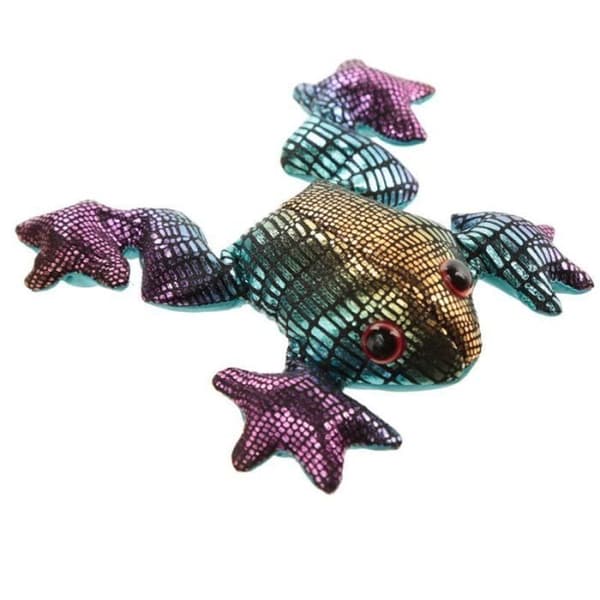 Figurindjur - PUCKATOR - Groda - 10 cm - Syntetiskt material - CE-märkt