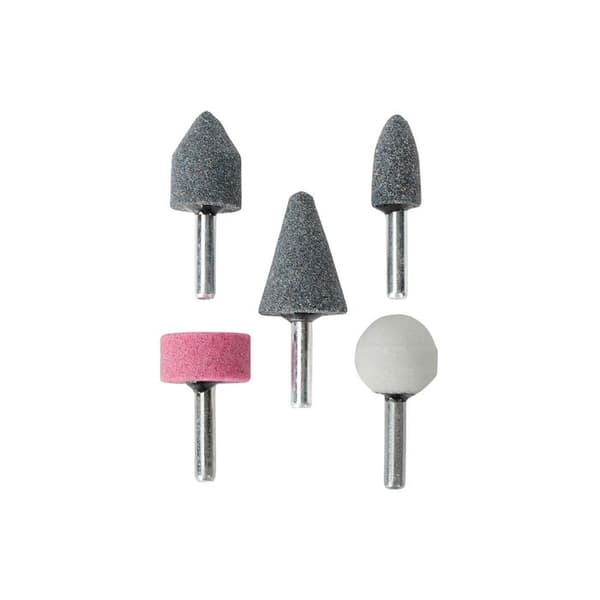 Mini Sliphuvuden, Stång ø6 Mm, Set Med 5 Delar