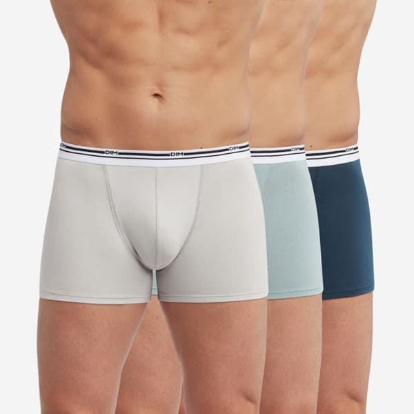3-pack herrboxershorts i stretchbomull Klassiska färger