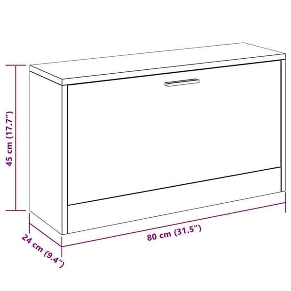 vidaXL Matbord 140 x 80 x 75 cm Ek