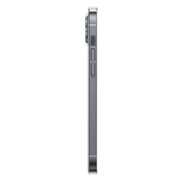 Skyddsbak - BASEUS - Magnetisk Kristallklar - iPhone 13 - Transparent - Härdat glas