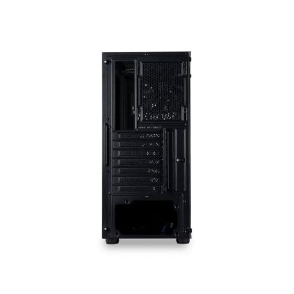 Speldatorchassi - ABYSM - Danube - Svart - Härdat Glaspanel - USB 3.0 och 2.0
