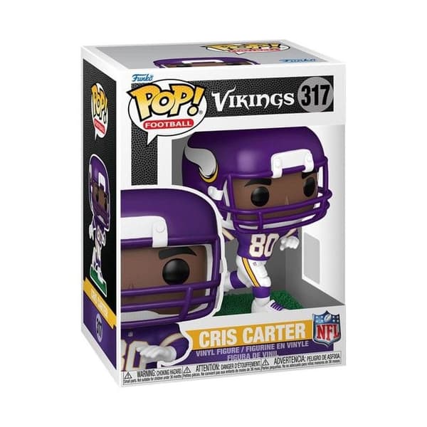 Funko - NFL : Legends - POP! Figur - Vikings Cris Carter (Vikings) 9 cm