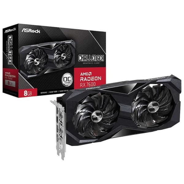 ASROCK AMD Radeon RX 7600 Chal
