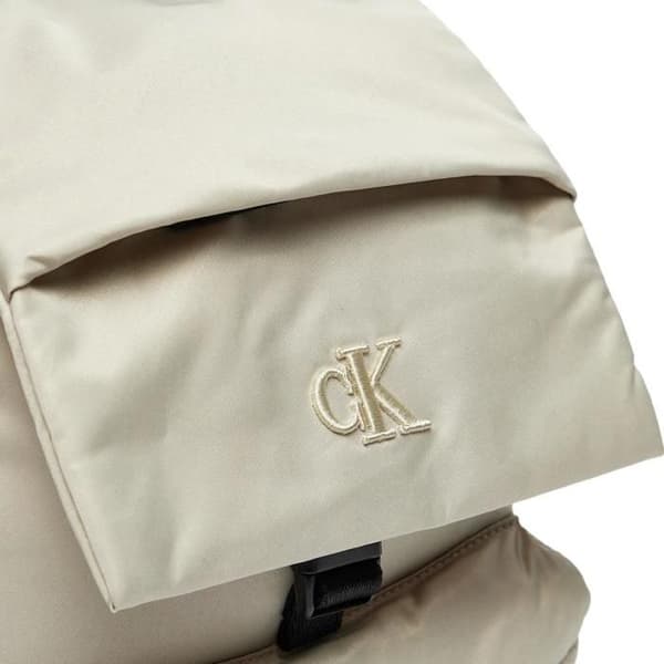 Beige Ryggsäck Dam Calvin Klein Jeans Ren Detaljerad