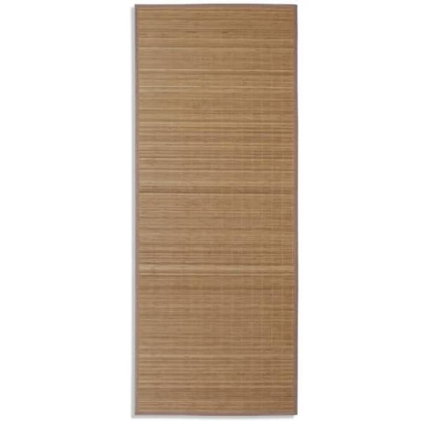 Matta - vidaXL - Rektangulär - 80 x 200 cm - Bambu - Halkskyddande PVC