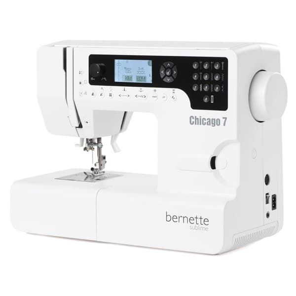 Syrmaskin och broderimaskin Bernette Chicago 7