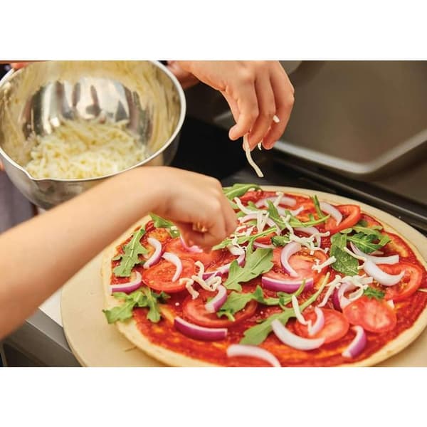 Set med 2 pizzastenar 24,5 cm Napoleon för alla barbecue.