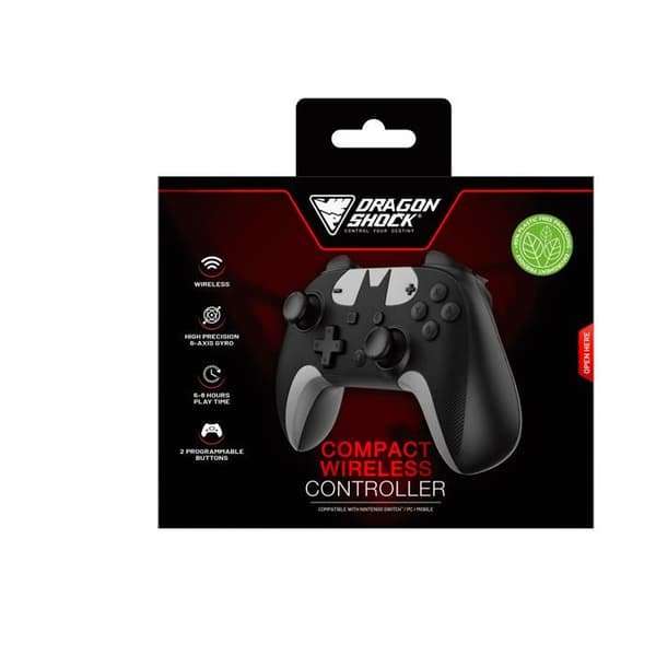 Spelkontroll - DRAGONSHOCK - POPTOP COMPACT BT - Bluetooth - Kompatibel med Nintendo Switch - Justerbar vibration