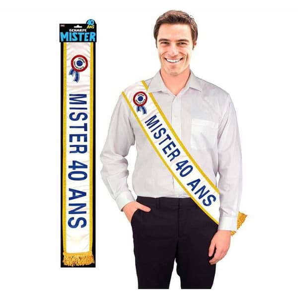 SCARF MISTER 40 ÅR BLÅ