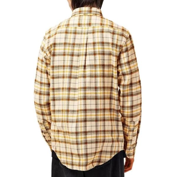 Beige Rutiga Skjorta Herr Timberland Flanell