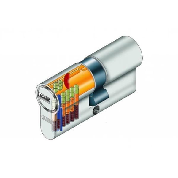 Högsäkerhetsdörrcylinder - ABUS - EC-S - 30x35 mm - Anti-borrning/låsning/brott - 8 stift
