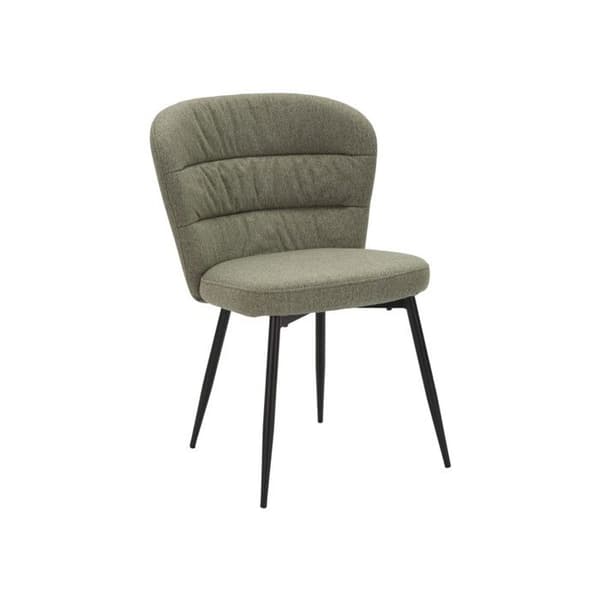 2-pack Stolar i Tyg "Losanna" 85cm Grön