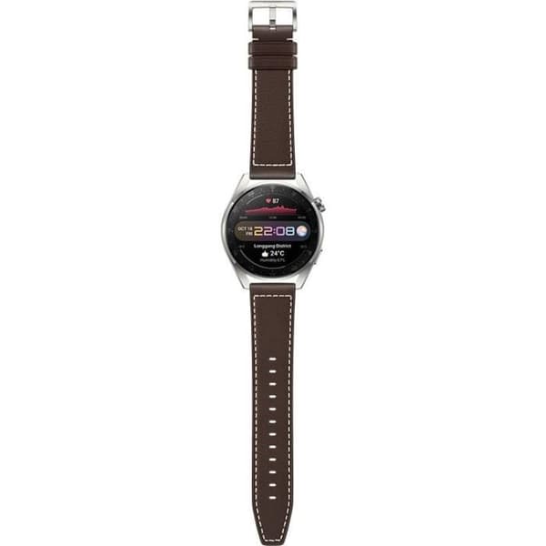 HUAWEI Watch 3 Pro - Classic Brown Edition - Smartwatch