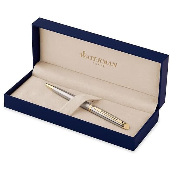Kulspen - WATERMAN - Hemisphere - Rostfritt stål - Guld-attribut - Blå refill