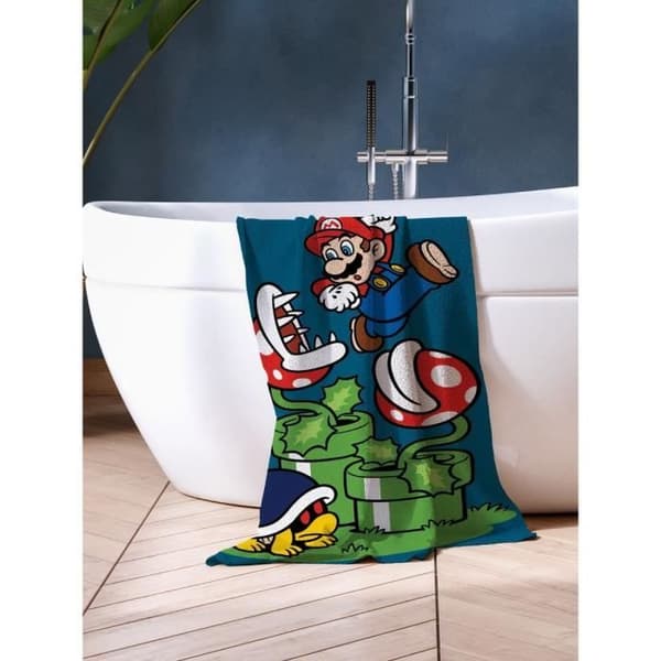 Nintendo Super Mario Leaping 100 % bomullshandduk