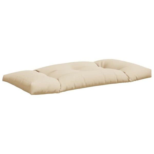 vidaXL Palettkuddar set om 2 beige tyg 360925