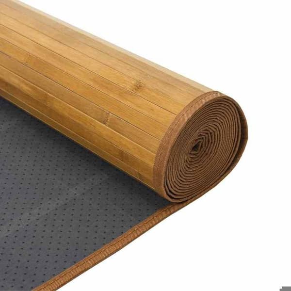 vidaXL Rektangulär matta naturlig 80x200 cm bambu 376907