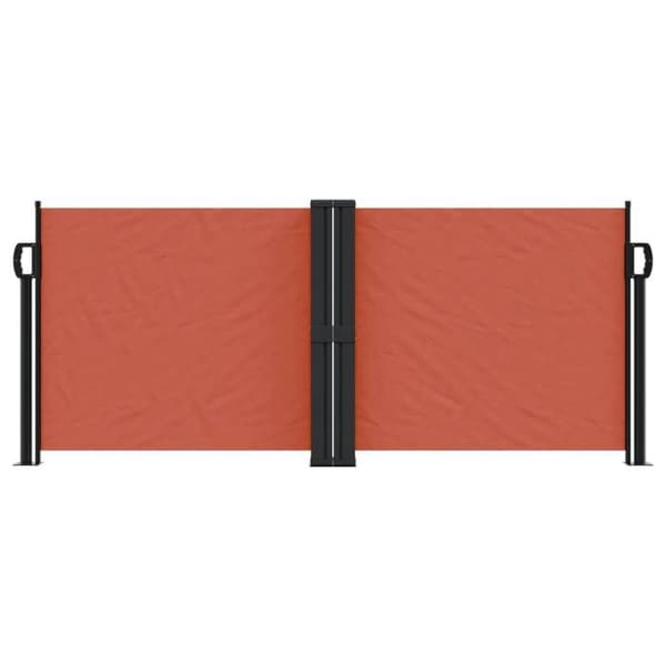 vidaXL Utdragbart sidodäck terrakotta 100x600 cm 4004588
