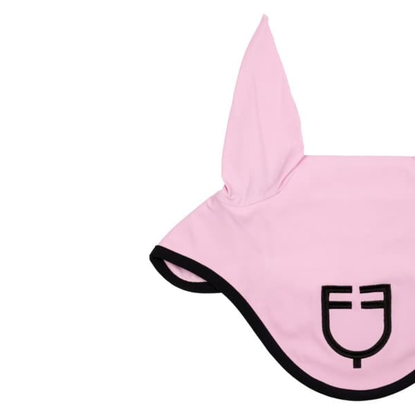 Kort hästhuva Equestro Black Line Edition - Rosa - Ponny