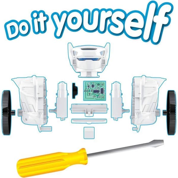 Utbildningsrobot - SCIENCE4YOU - Watchbot - Byggsats - Klockkontroller - 35 Delar