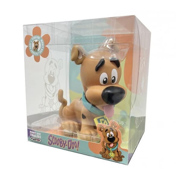 Chibi Scooby-Doo Spargris - Plastoy - Cylindrisk - Flerfärgad
