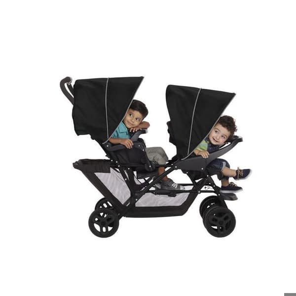 GRACO - Dubbelvagn Stadium Duo Svart och Grå