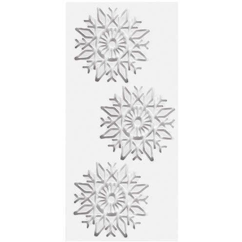Siliconmatta - SCRAPCOOKING - Dekor snöflingor - Vit