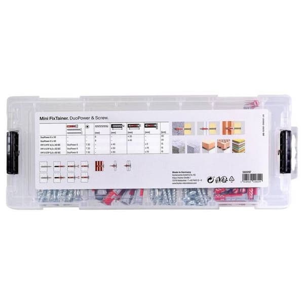 Fischer 560097 MiniFixTainer DuoPower Fäste set 95 st(ck)