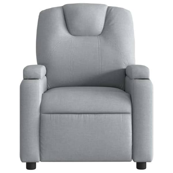 vidaXL Recliner i ljusgrått tyg 3205508