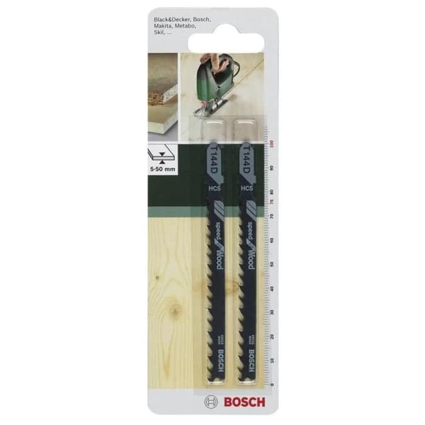 Sågblad - Bosch - 2609256718 - 100 mm - HCS - 2 stycken
