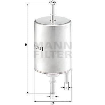 MANN Bränslefilter WK 720/3
