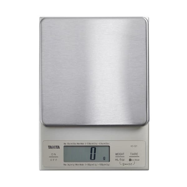 Köksvåg - TANITA - KD-321 - Elektronisk - Precision - Silver
