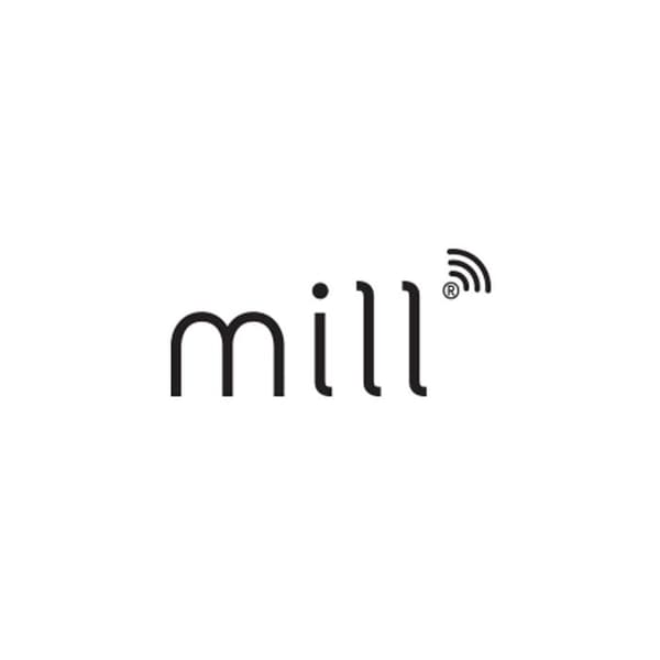 Konvektor - Mill - CO 1200 W - 3:e generationens Wifi - Integrerad Bluetooth - Vit och Svart