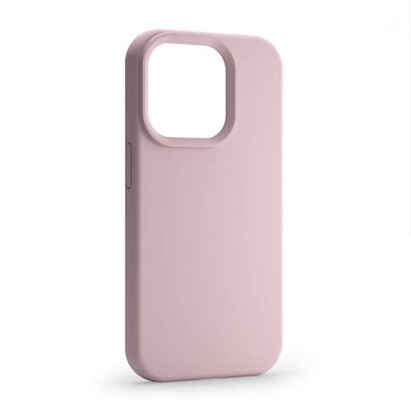 Etteri silikonfodral för iPhone 15 6,1" ljusrosa