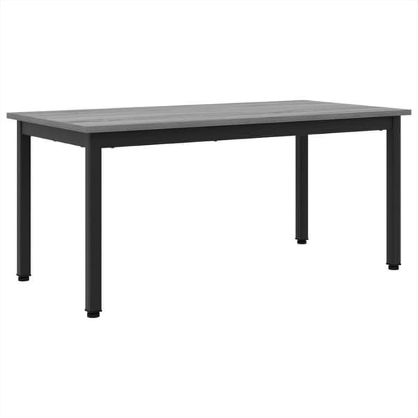 Soffbord - VIDAXL - 100 x 50 x 45 cm Grå Sonoma - Rektangulär - Ingenjörsträ och metall - Lättskött