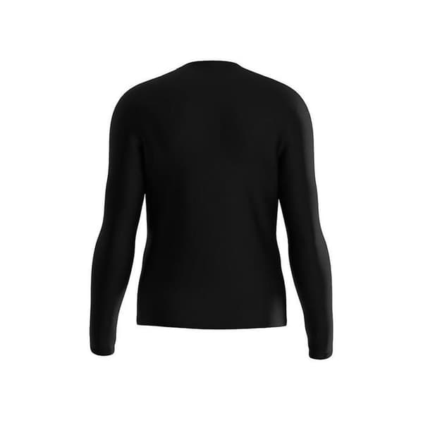 T-shirt med lång ärm V-ringning Guess Core - jet black