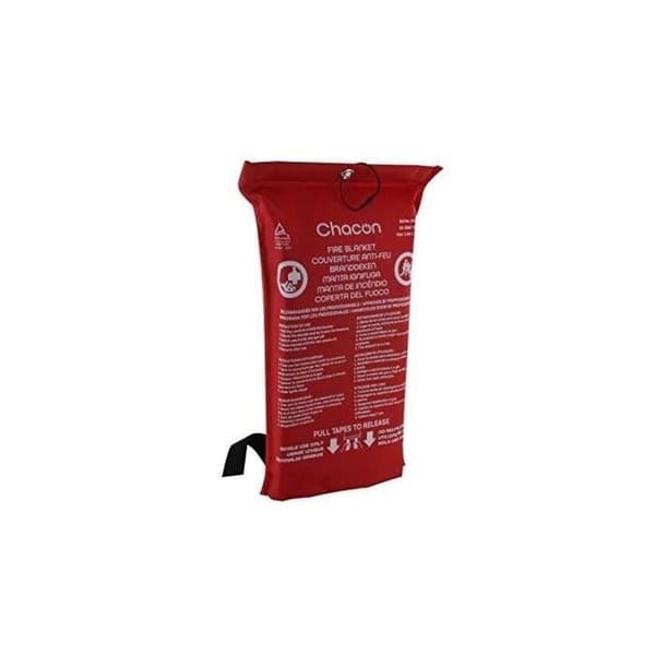 CHACON brandfilt - Glasfiber - 120 cm - Röd