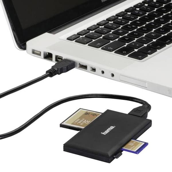 Hama Multi-Card Reader Kortläsare (CF I, MS, SD, MS Duo, MS PRO Duo, microSD, SDHC, microSDHC, MS PRO-HG Duo, SDXC,...