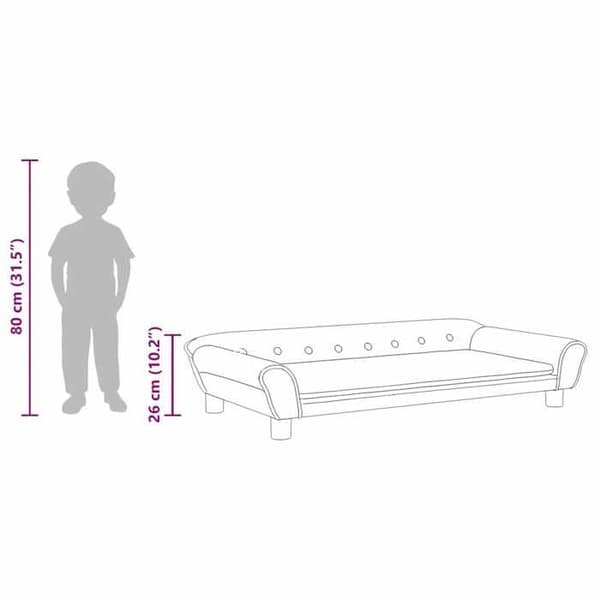vidaXL Barnsoffa blå 100x50x26 cm sammet, mini soffa, mini soffa-stol, mini soffa för barn, soffa av 3196393