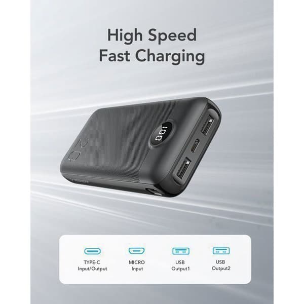 Batteri extern - 20000 mah - Powerbank VEGER L20S