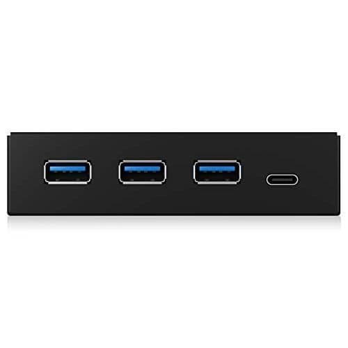 Koncentrator (hub) - ICY BOX - USB 3.0 Frontpanel - 1x USB-C - 3X USB-A