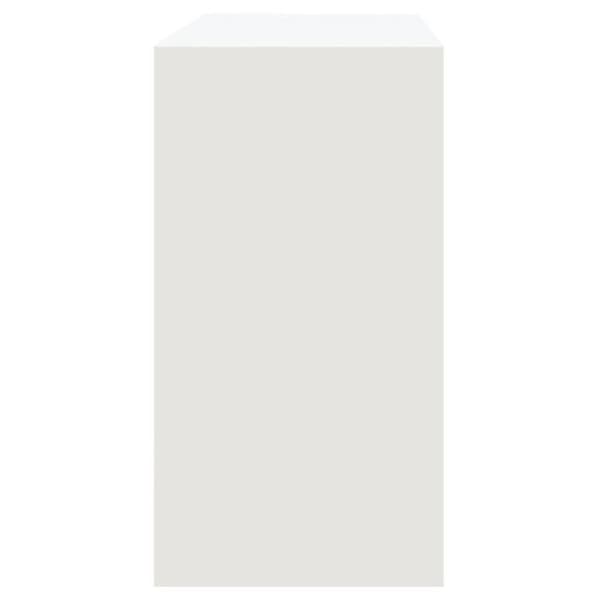 vidaXL Konsolbord Vit 89 × 41 × 76,5 cm Stål