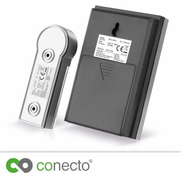 Trådlös dörrklocka - CONECTO - SA-CC50231-V2 - Räckvidd 100 m - IP44 - 36 ringsignaler, 80 dB